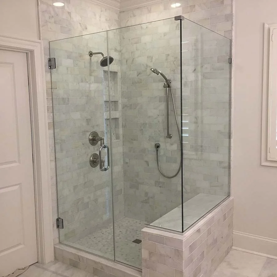 frameless shower installation - garner