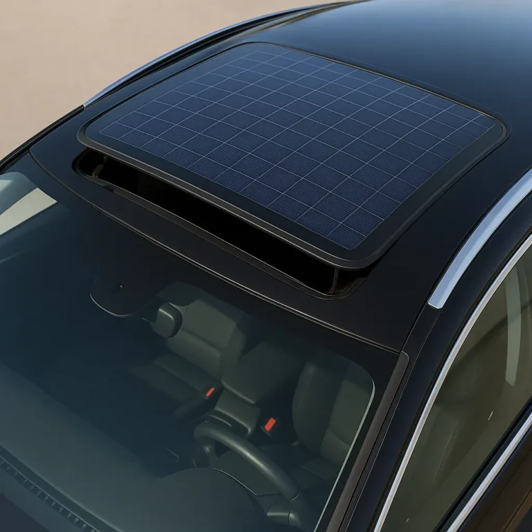 Raleigh solar sunroof repair with roof glass replacement for electric vehicles