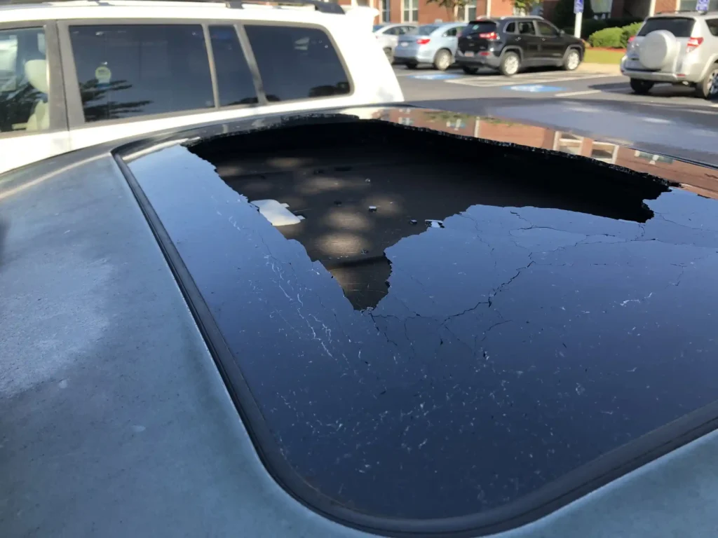 auto glass roof replacement in Raleigh NC for damaged vehicles