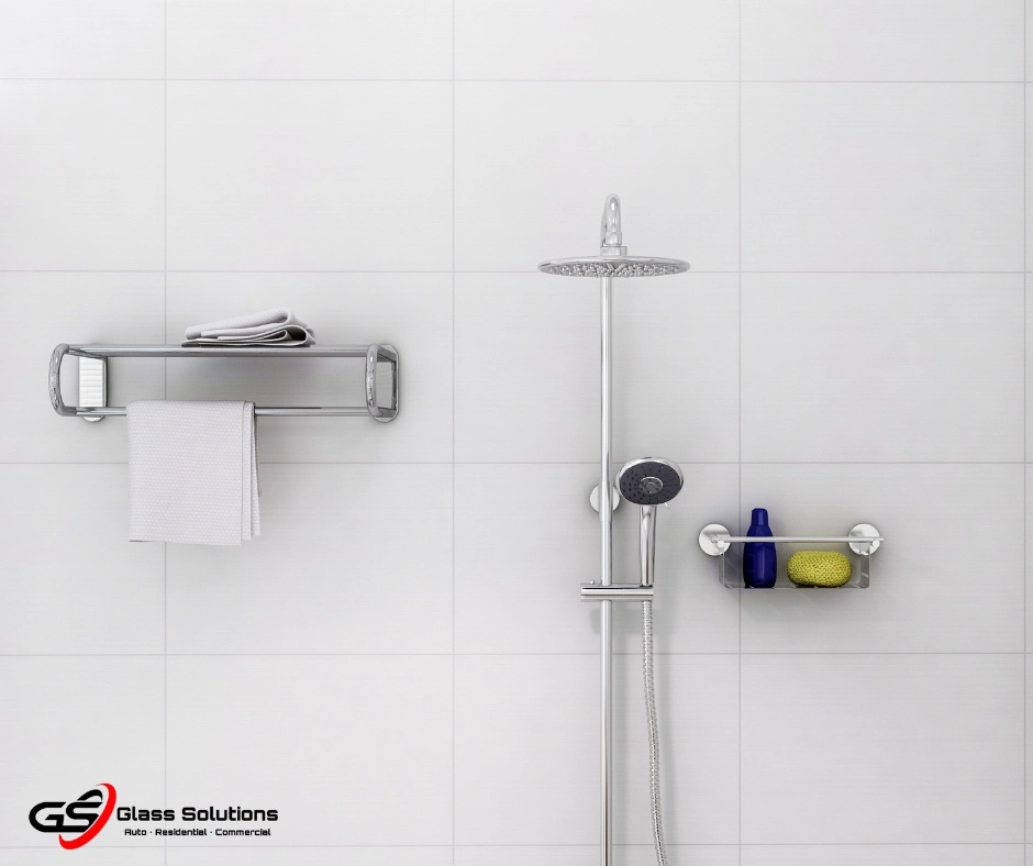 wall mounted shower storage ideas