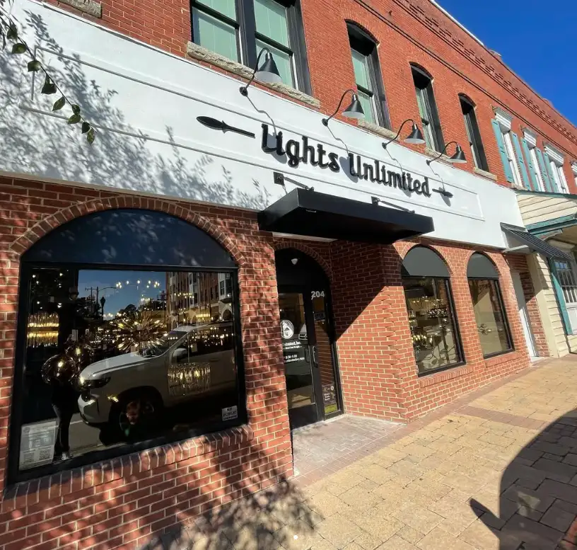 A small business, Lights Unlimited, that got commercial glass door repair in Raleigh, NC.