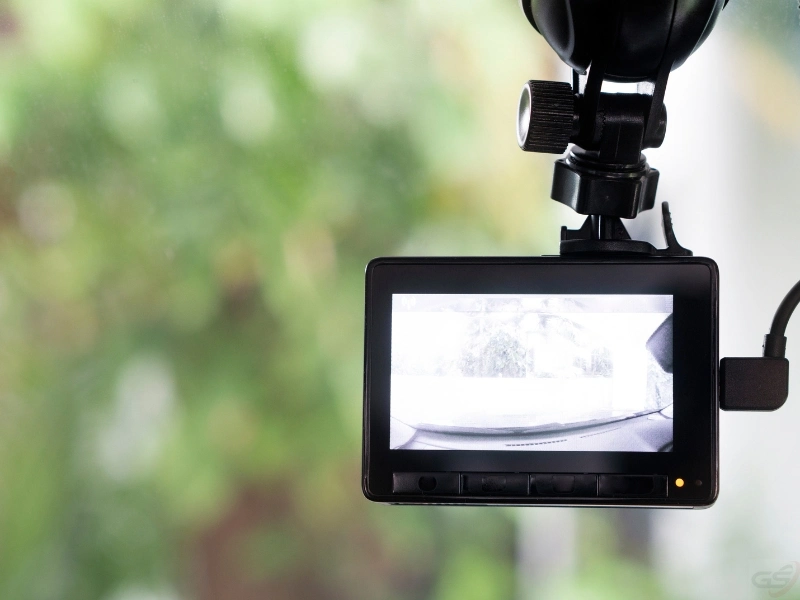 A car's windshield camera, highlighting the importance of windshield camera calibration.