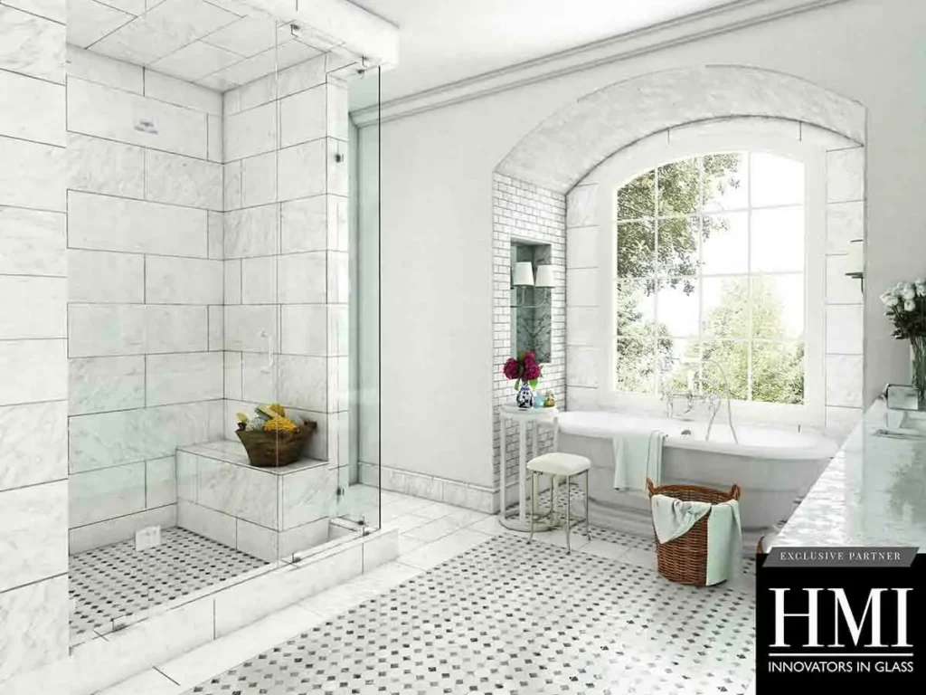 frameless glass shower door installation Garner | glass shower enclosure | frameless glass shower enclosures Garner